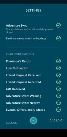 Pokemon Go Adventure Sync Update