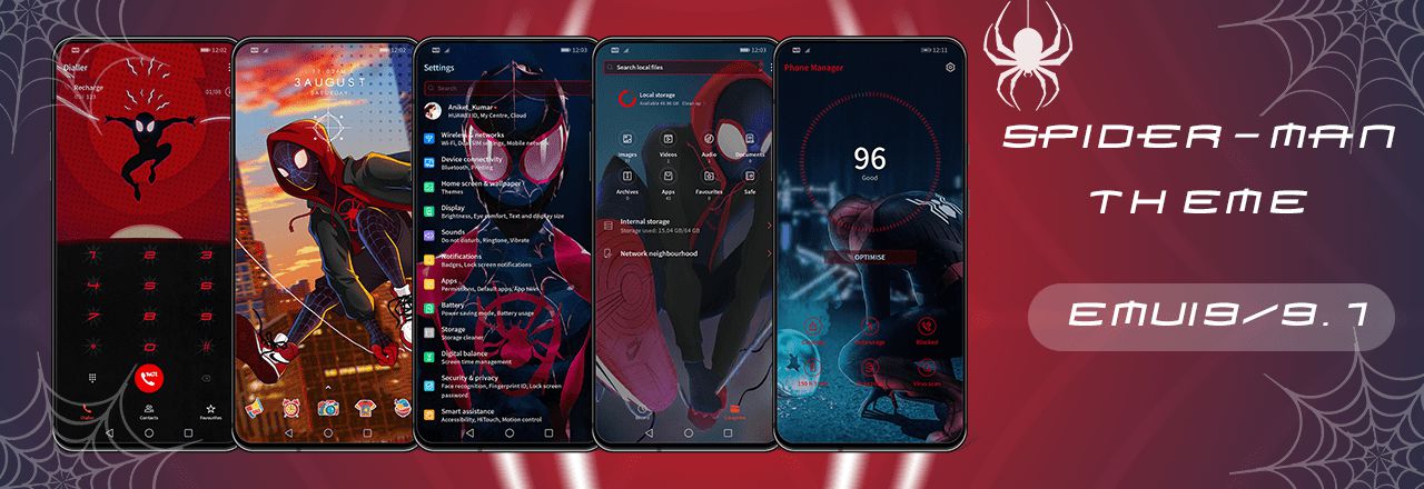 Spider Man EMUI theme