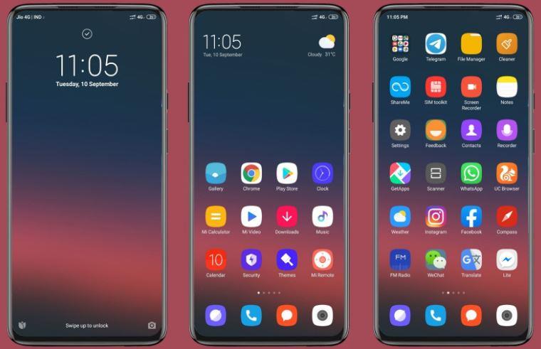 themes for redmi note 8