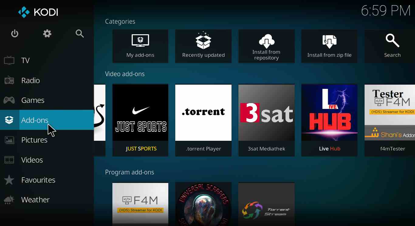 Install Aftermath Wizard addon on kodi