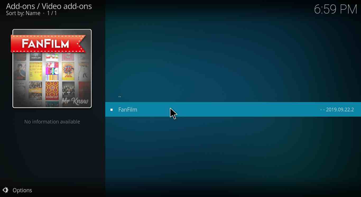 How to install FanFilm Kodi Repo