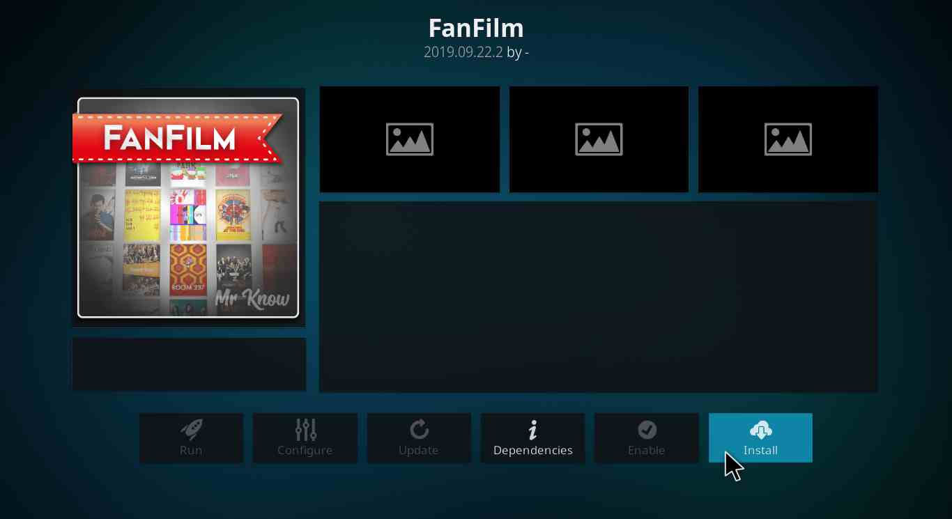 How to install FanFilm Kodi Repo