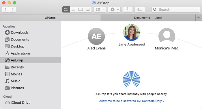 Apple AirDrop for Mac