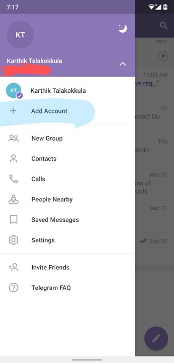 How to Use two Telegram accounts in One Phone