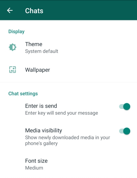 Add new line in whatsapp web