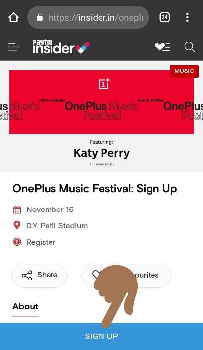 How to get Oneplus Music Festival Tickets