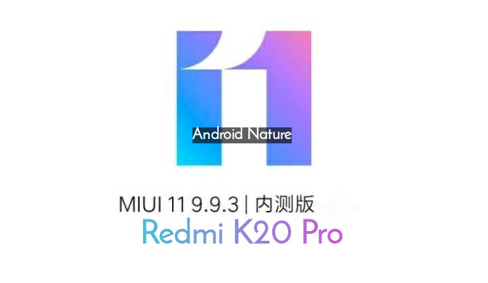 Xiaomi Redmi K20 Pro MIUI 11 update