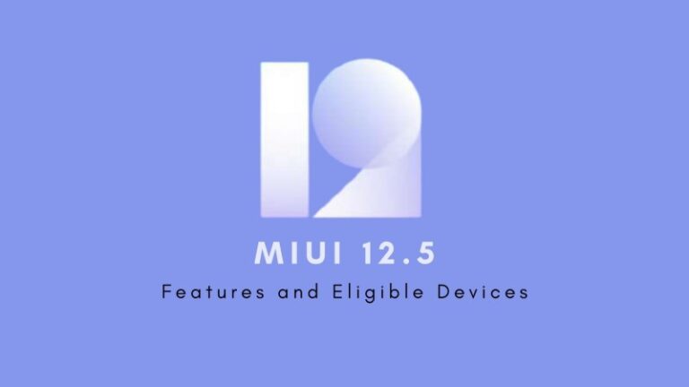 MIUI 12.5 features and eligible devices