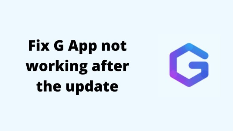 Fix G App "LzPlay" not working after update