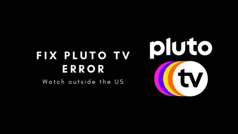 Fix pluto tv error