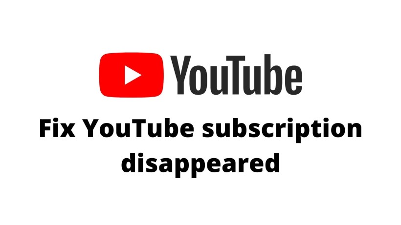 Fix YouTube subscription disappeared