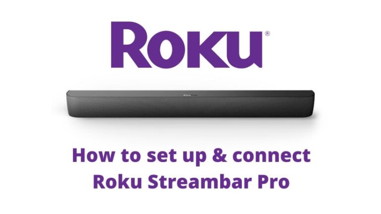 How to set up & connect Roku Streambar Pro
