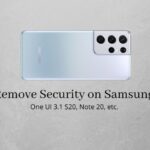 Remove security lock on Samsung One UI 3.1