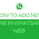 Add new line in whatsapp web
