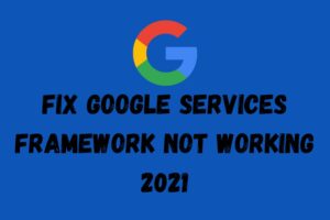 google service frame work