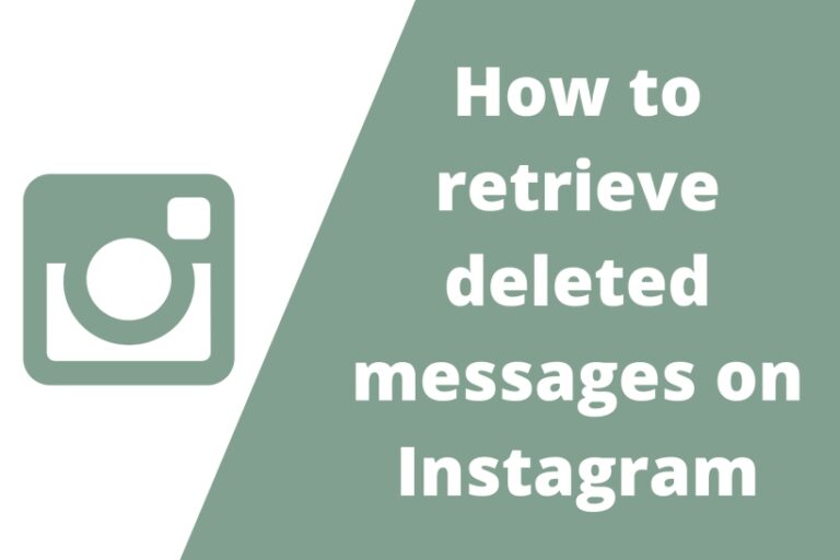 retrieve deleted messages on Instagram