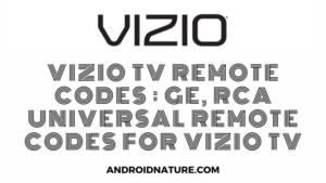 vizio TV remote codes
