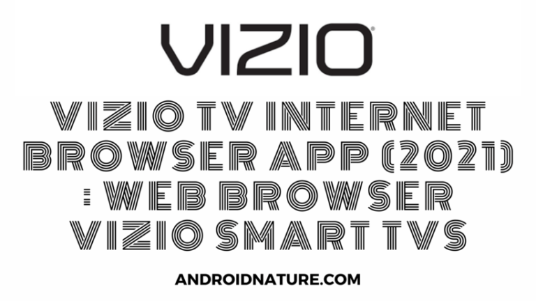 vizio tv internet browser app