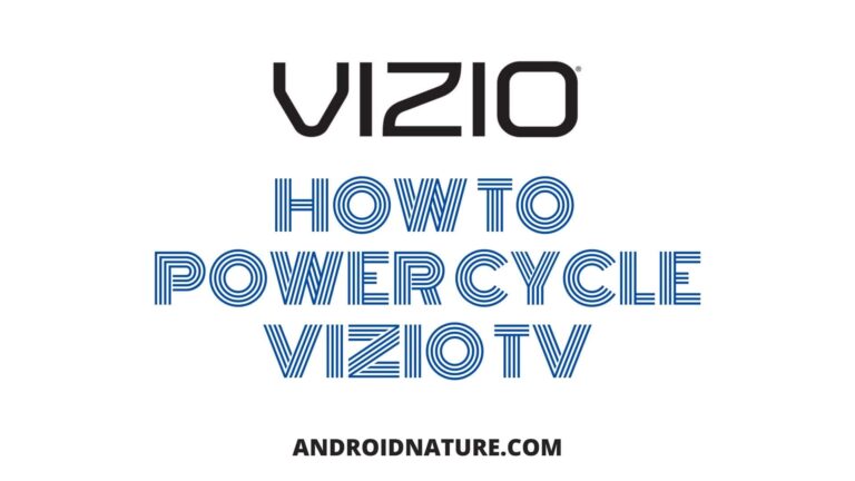Power Cycle Vizio TV