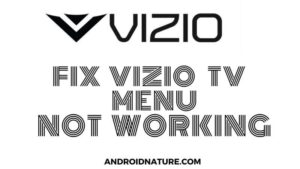 vizio service menu