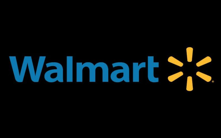 Walmart Logo black background