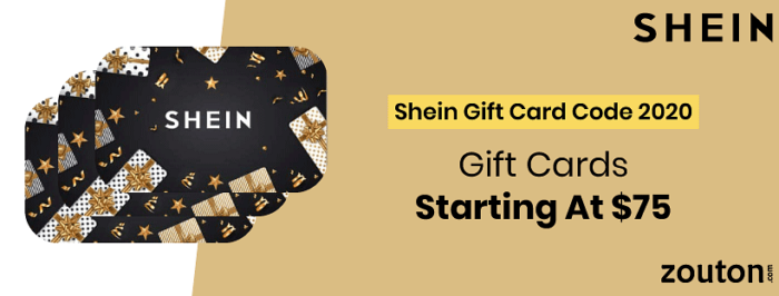 Shein Gift card from Zouton