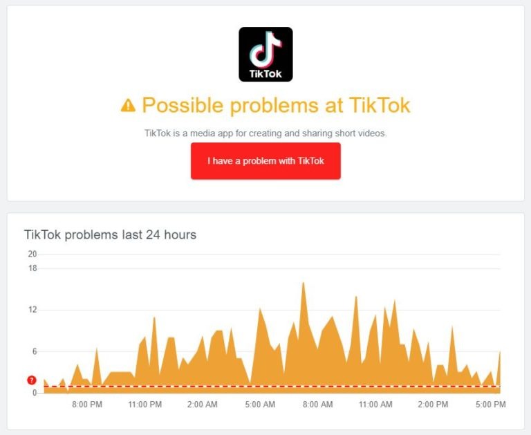 How to check tiktok server