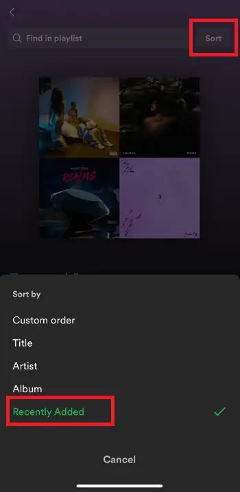 Reverse Playlist Order in Spotify