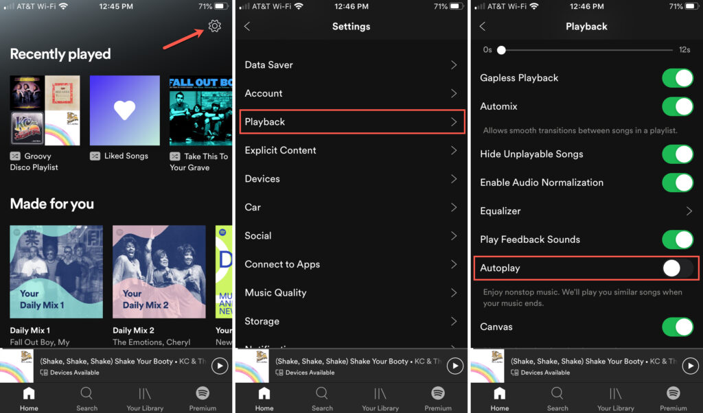 How to disable Spotify Autoplay