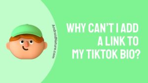 Why can’t I add a link to my TikTok bio?