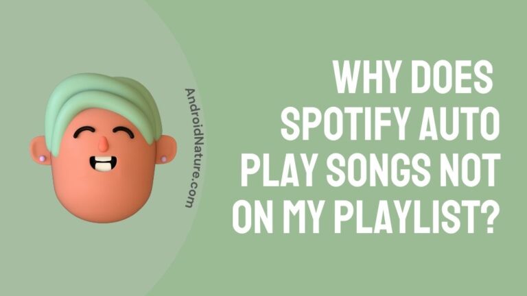 Why does Spotify auto play songs not on my playlist?