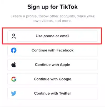 login to tiktok account