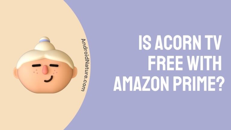Is Acorn TV free with Amazon Prime