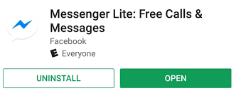 Install Messenger Lite