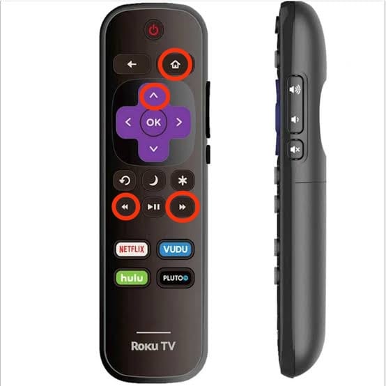 Use Philips Roku TV remote key combinations