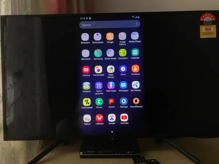 Screen mirroring Sony TV with Samsung phone