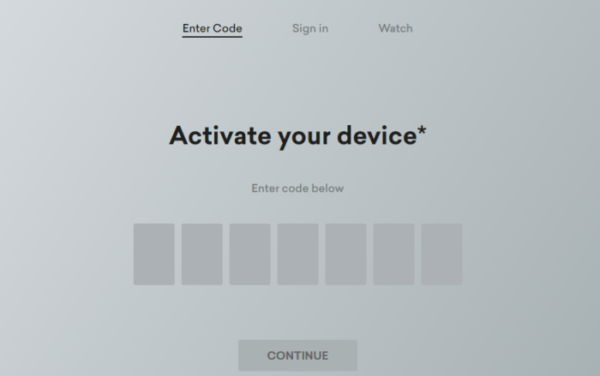 How to activate paramount on your device using the code