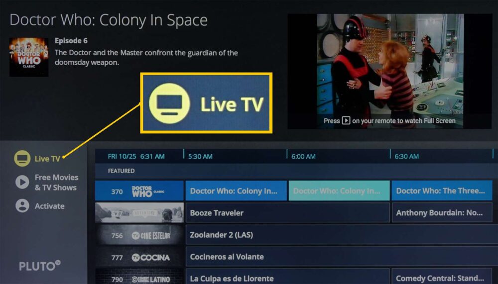 How to watch Pluto Live tv on desktop