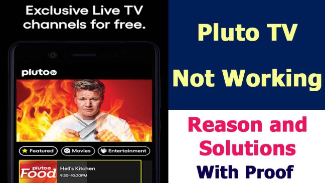 Pluto tv not working 