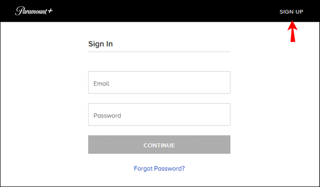 How to Sign up to paramount +