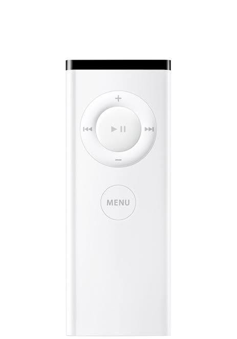 Apple remote White