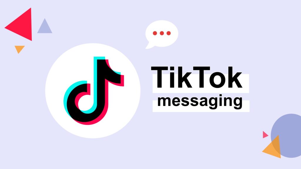 Banner on TIkTok direct messaging