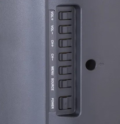 RCA Tv side panel buttons