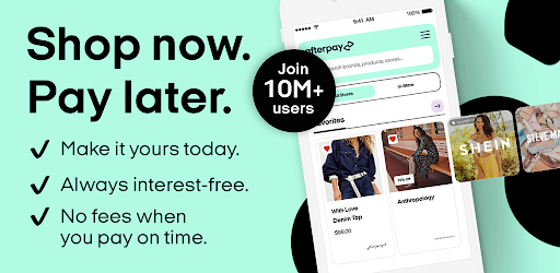 Shein buy now pay later on AfterPay