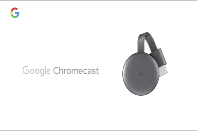 Google Chromecast device in black color