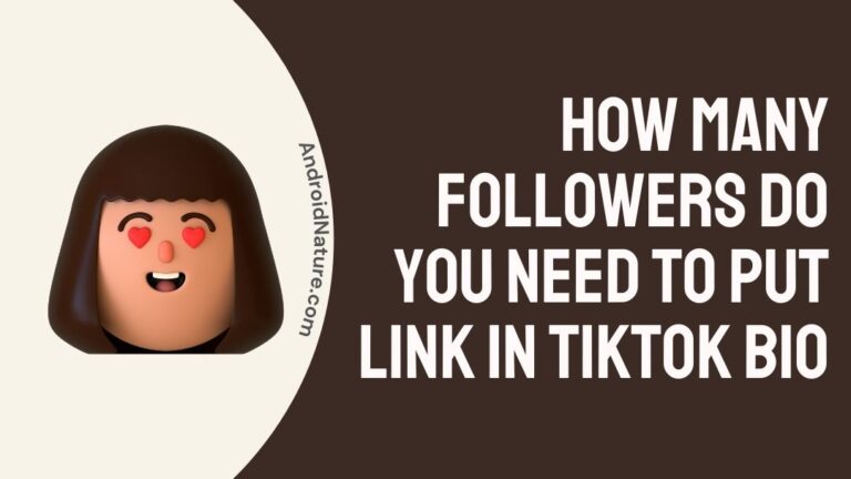 How many followers do you need to put link in TikTok bio