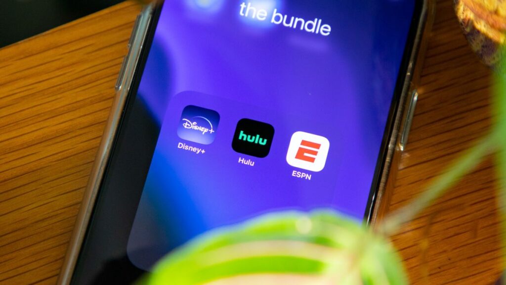 All the Hulu Disney Bundle app downloaded separately