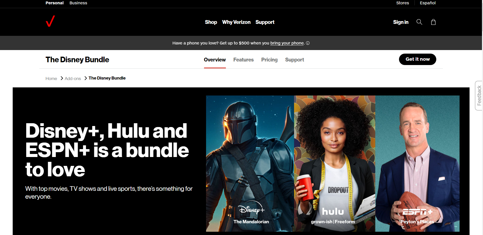 Verizon Disney Bundle