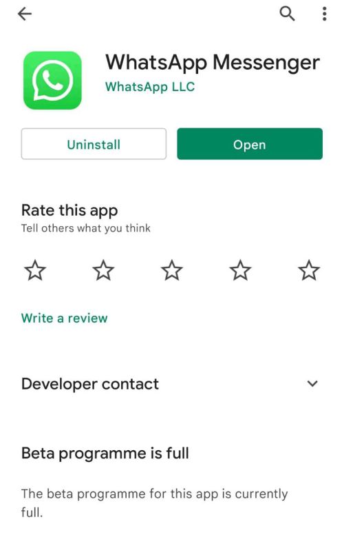 whatsapp fixes