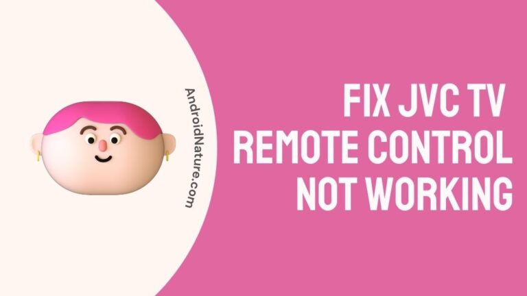 Fix JVC TV remote control not working